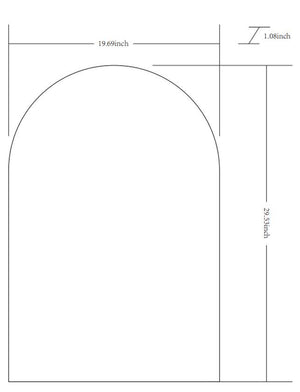 Yumi Modern Gold Wall Mirror