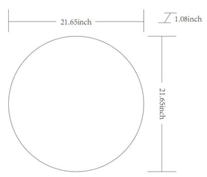 Jarron Modern Black Wall Mirror