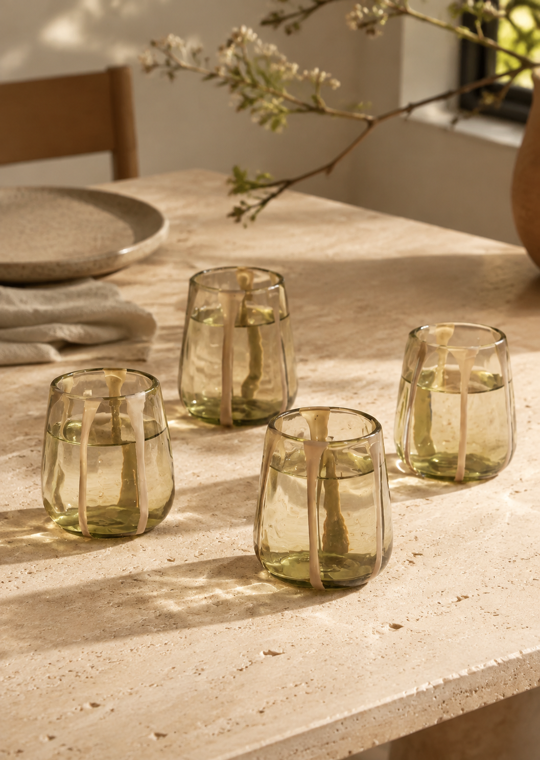 Olivia Glasses Set of Four by MESO