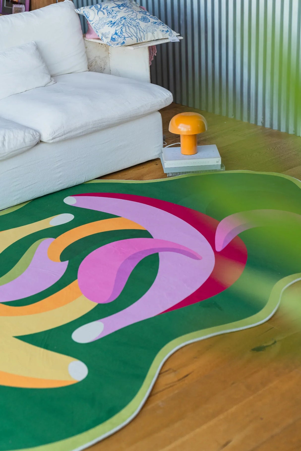 Funky Dancing Bananas Rug by Maggie Stephenson