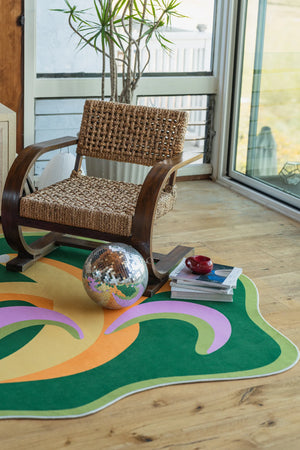 Funky Dancing Bananas Rug by Maggie Stephenson