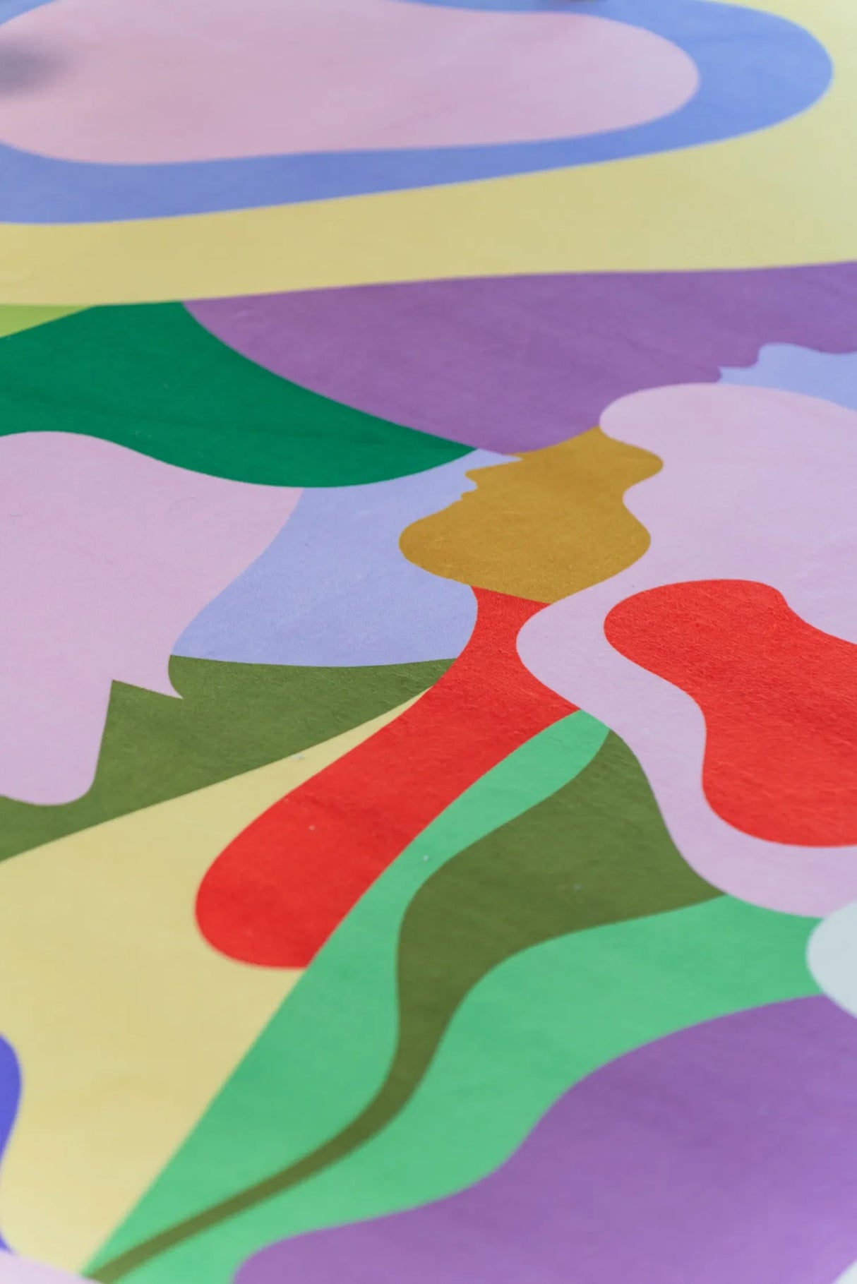 Irregular Bloomland Unity Pastel Rug by Maggie Stephenson