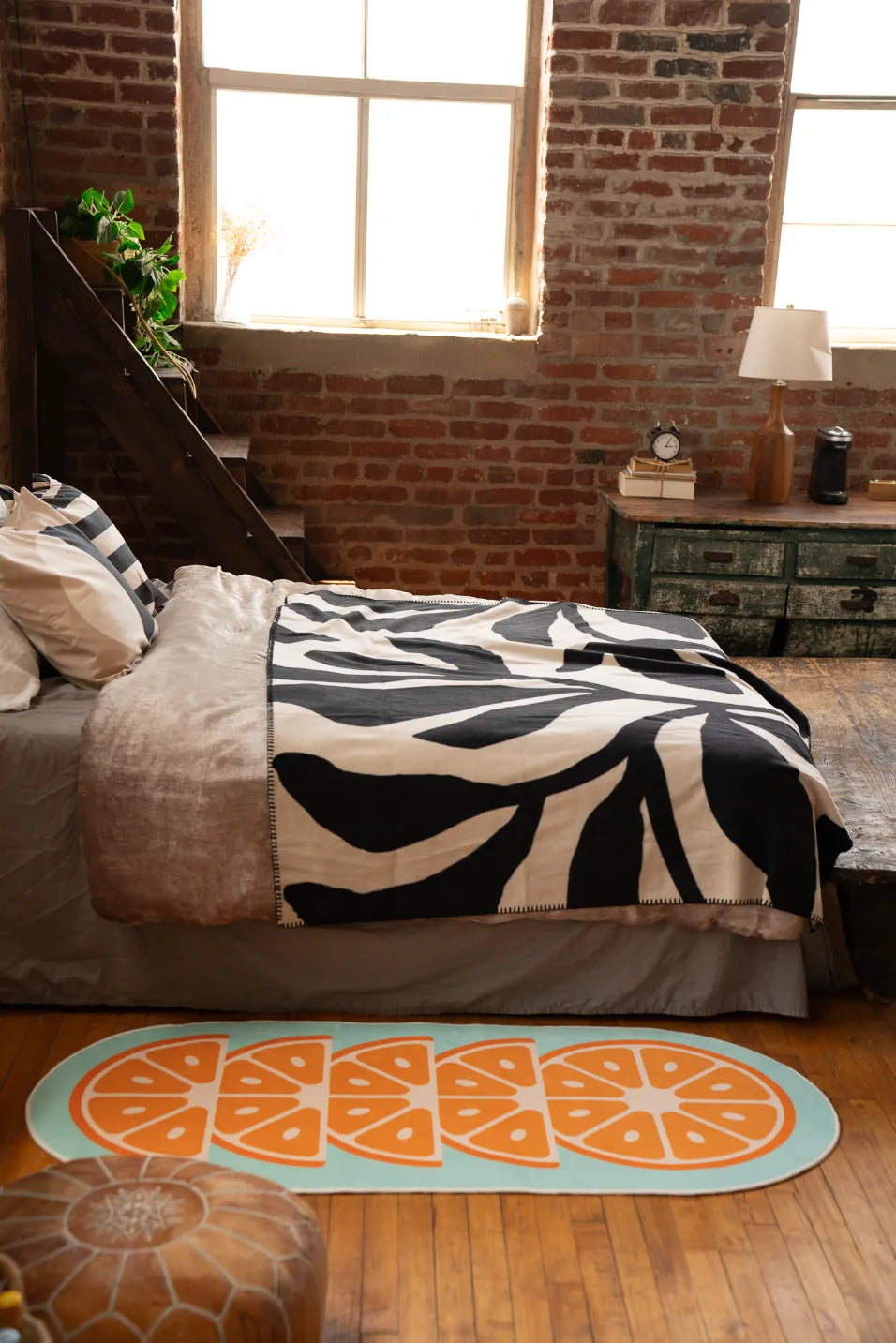 Modern Orange Rug by Johann Banta