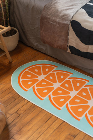 Modern Orange Rug by Johann Banta
