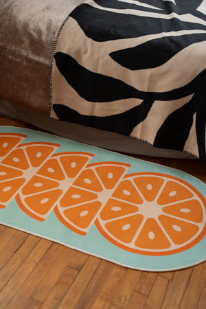 Modern Orange Rug by Johann Banta