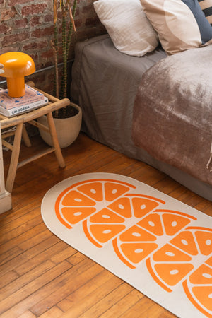 Modern Orange Rug by Johann Banta