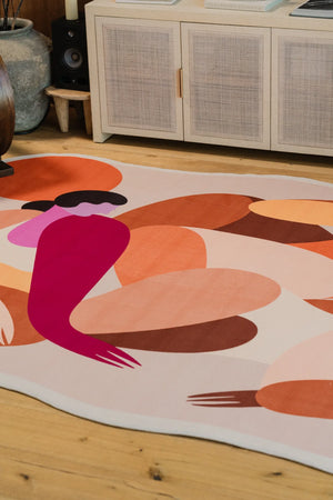 Odd Shaped Terrasun Community Earth Rug by Maggie Stephenson