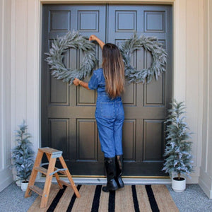 Natural and Black Striped Jute Rug