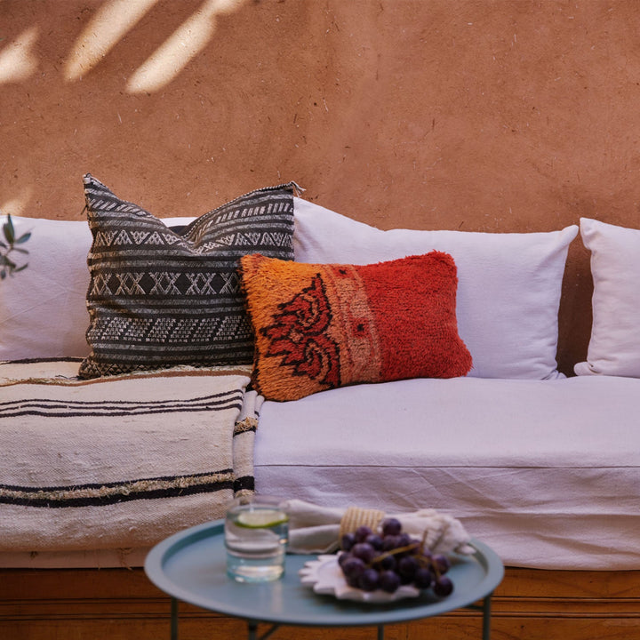 Sloane Moroccan Handwoven Lumbar Pillow