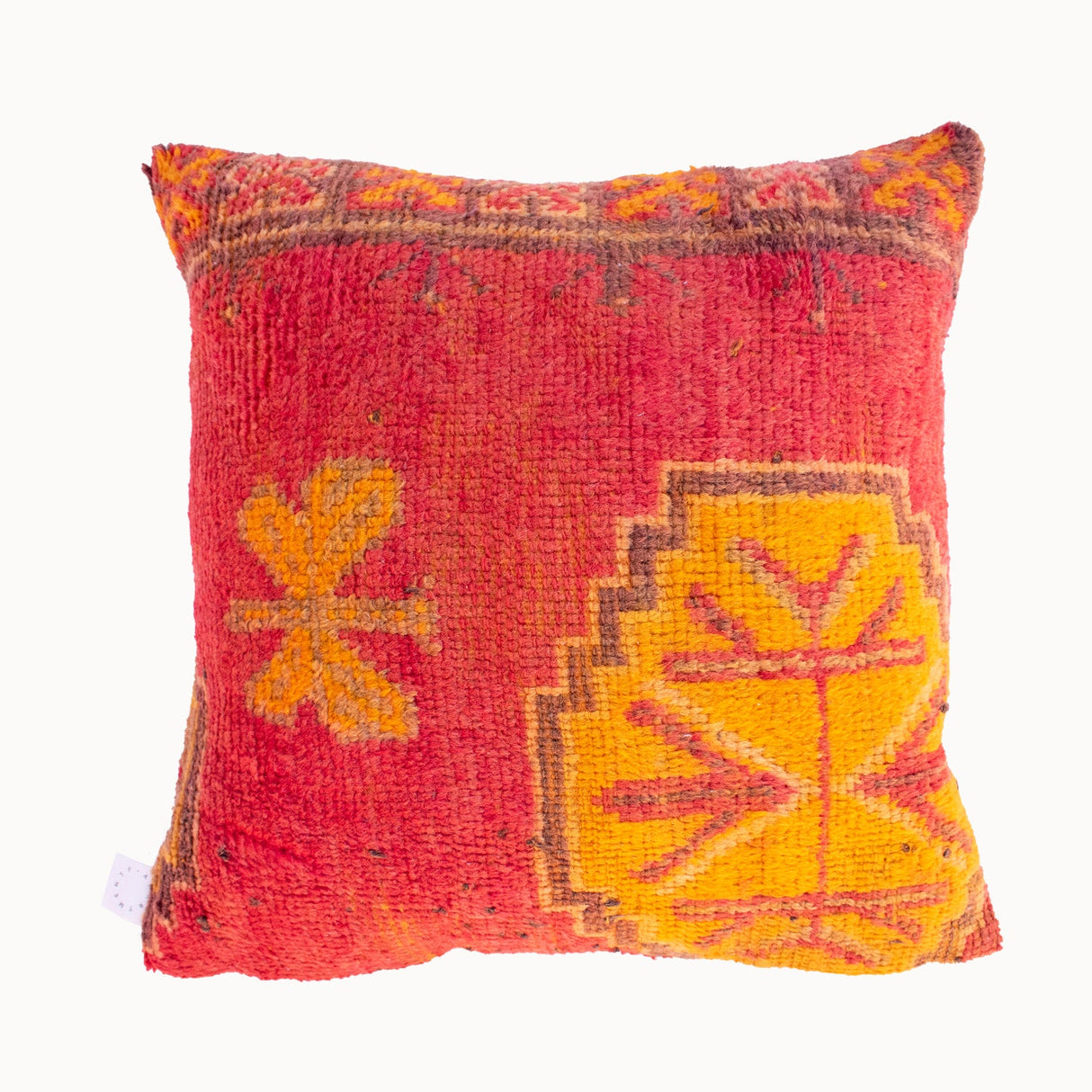 Moroccan Taznakht Upcycled Rug Pillow