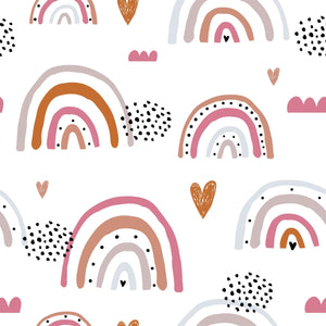 Pastel Rainbow Wallpaper Peel and Stick