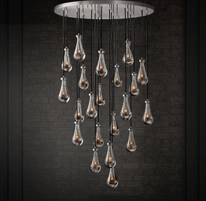 Raindrop Linear Chandelier