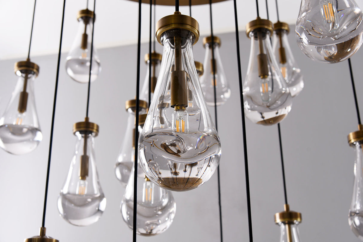Raindrop Linear Chandelier