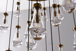 Raindrop Linear Chandelier