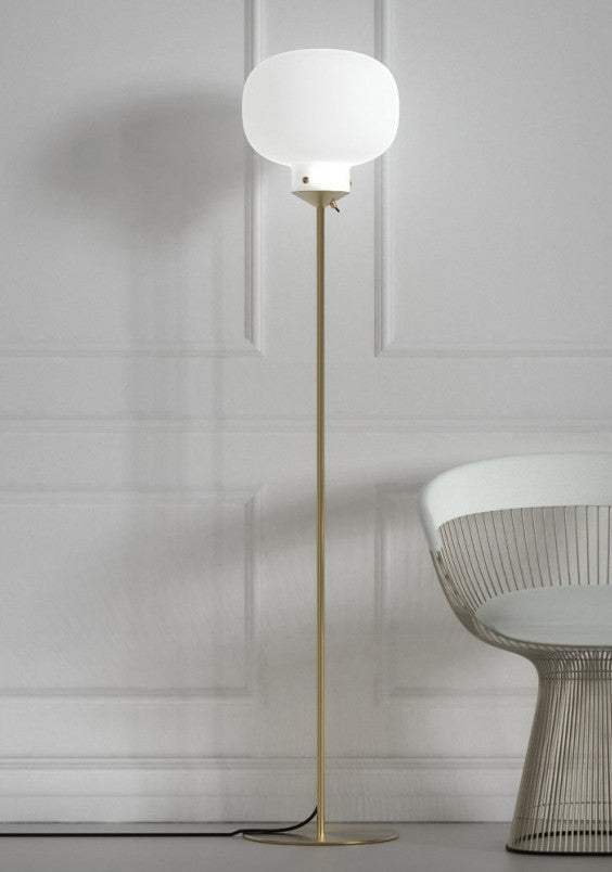 Raito Glass Globe Floor Lamp