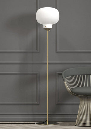 Raito Glass Globe Floor Lamp