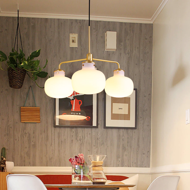 Raito Glass Globe Pendant Chandelier