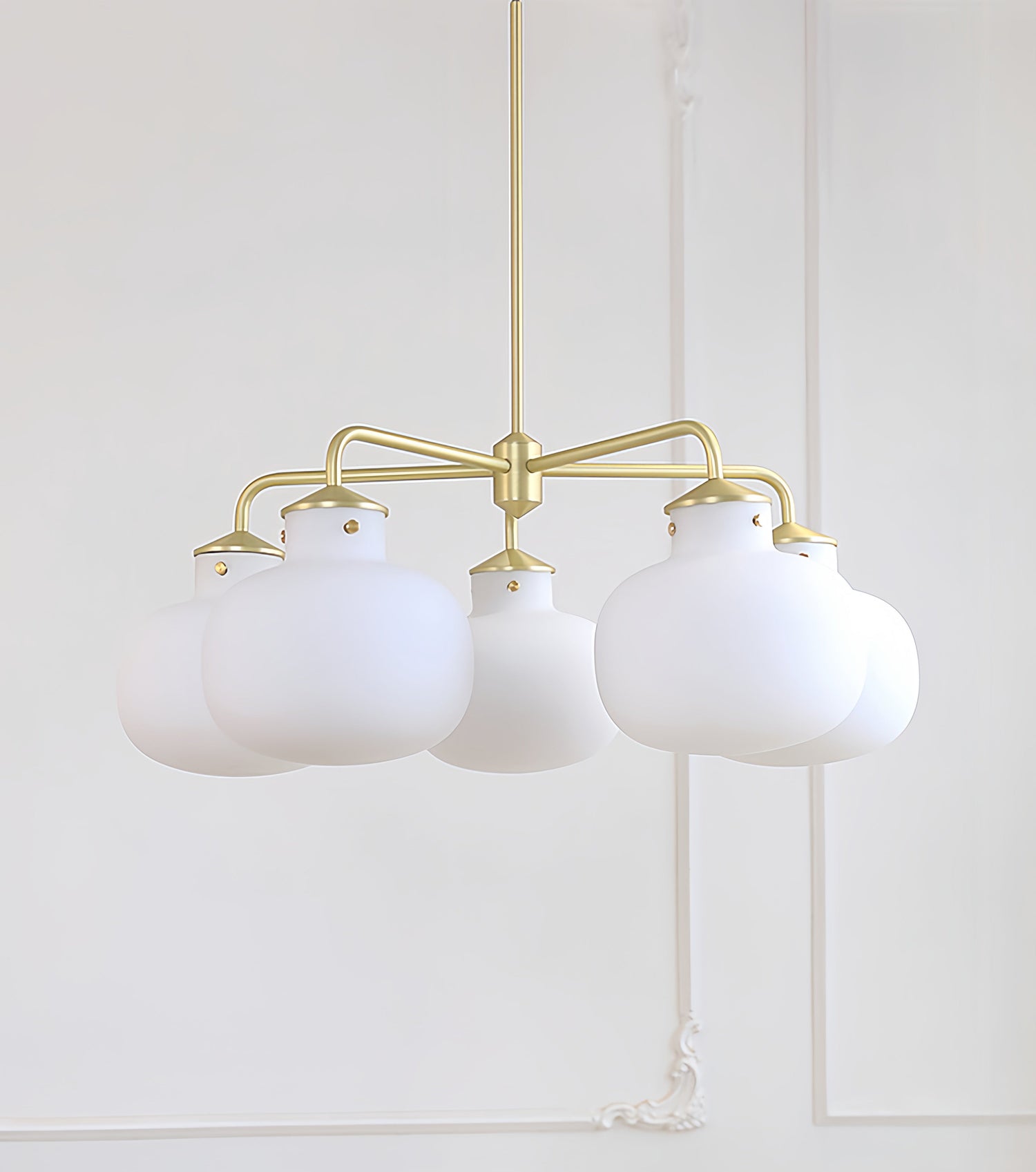 Raito Glass Globe Pendant Chandelier