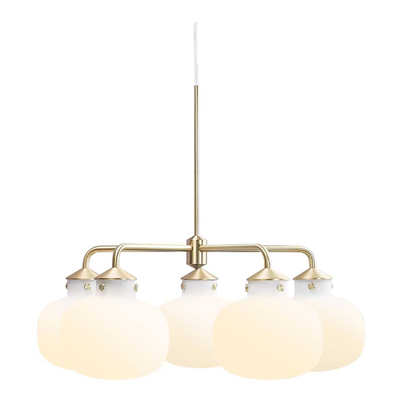 Raito Glass Globe Pendant Chandelier