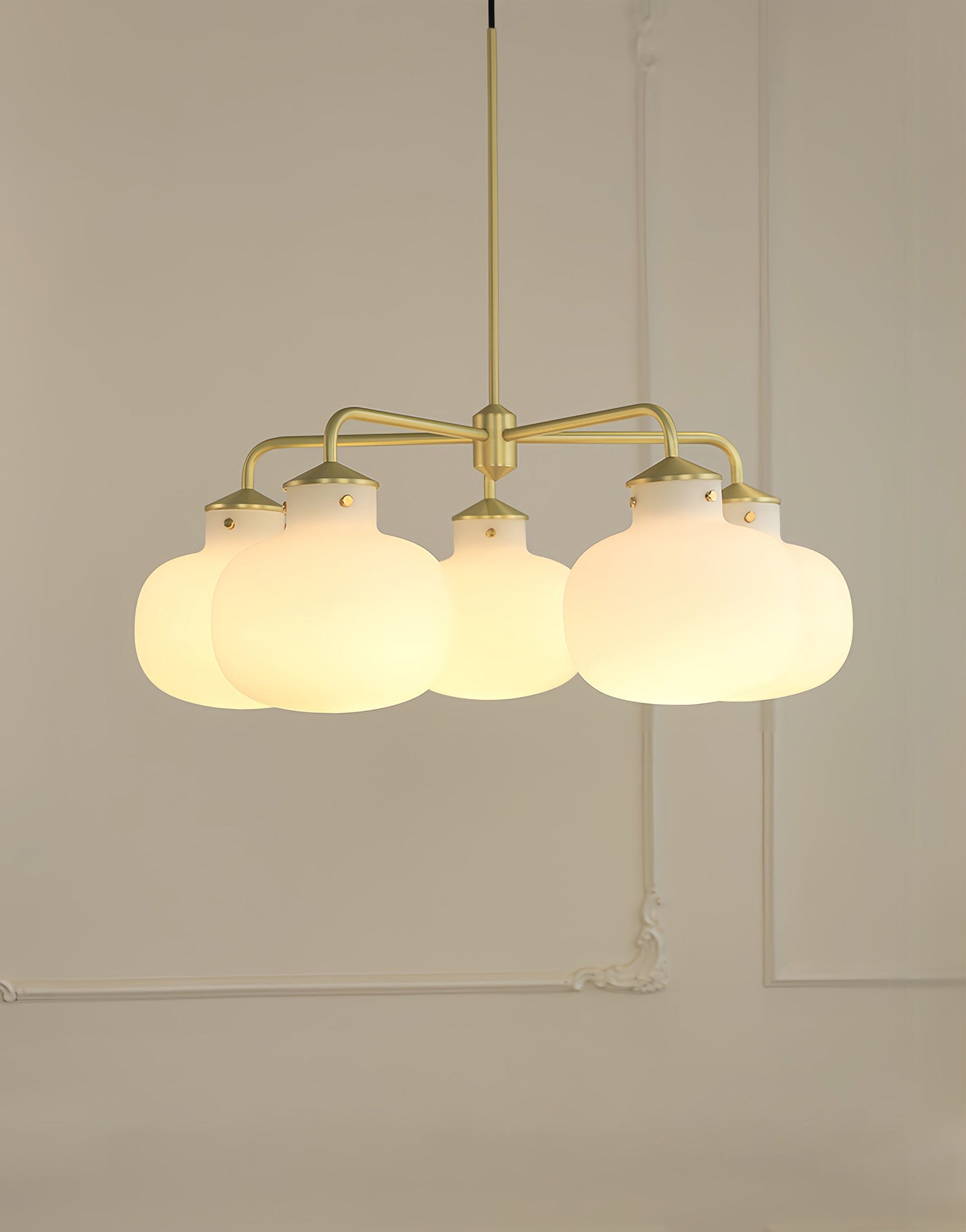 Raito Glass Globe Pendant Chandelier