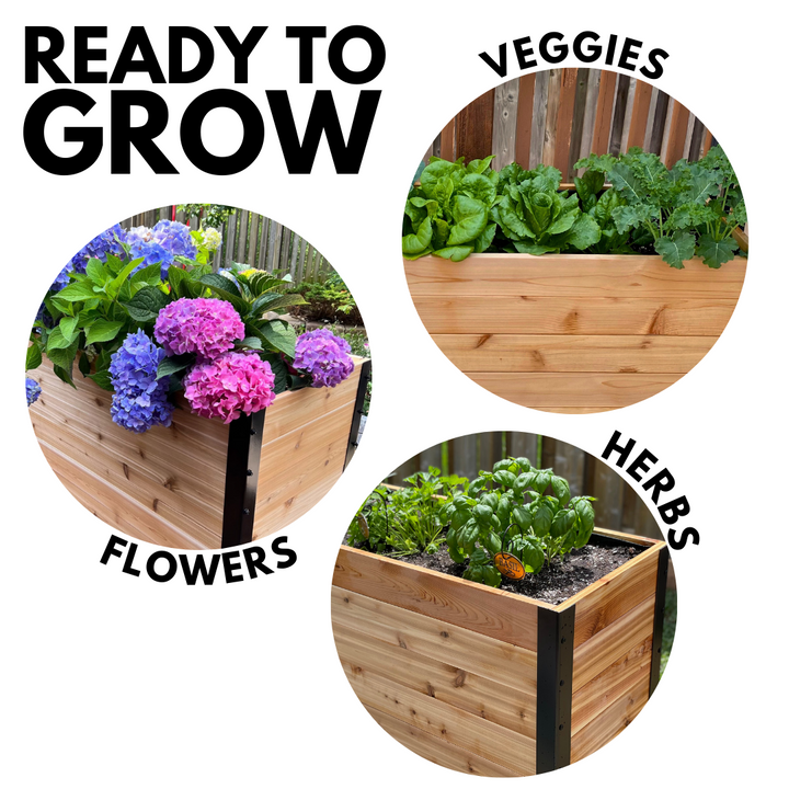 18" x 48" Raised Garden Bed - 30" TALL