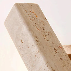 Rectangle Tonya Travertine Wall Lamp