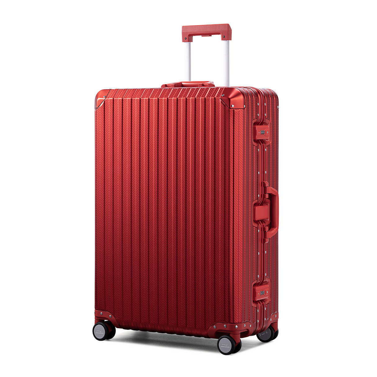 TREVA Aluminum Suitcase Red