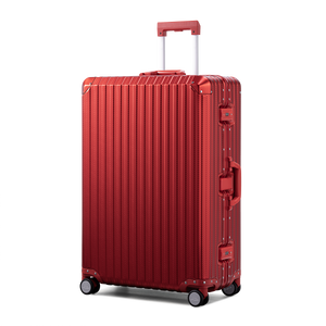 TREVA Aluminum Suitcase Red