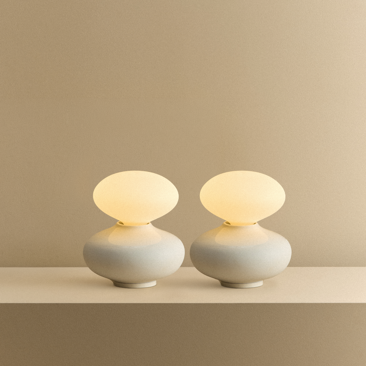 Reflection Oval Table Lamp - Set of 2