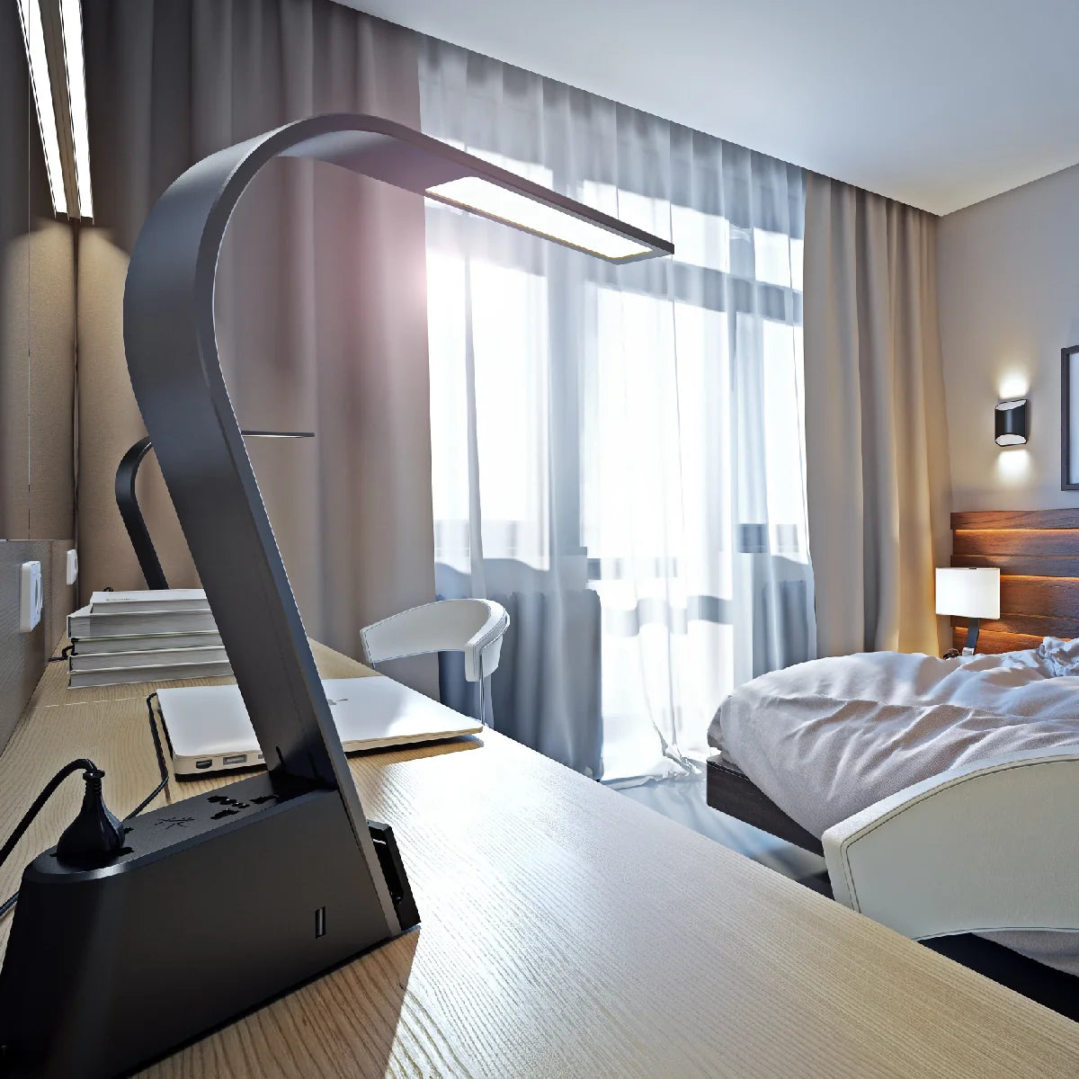 Brooklyn AC LED Task Light (Universal AC outlets)