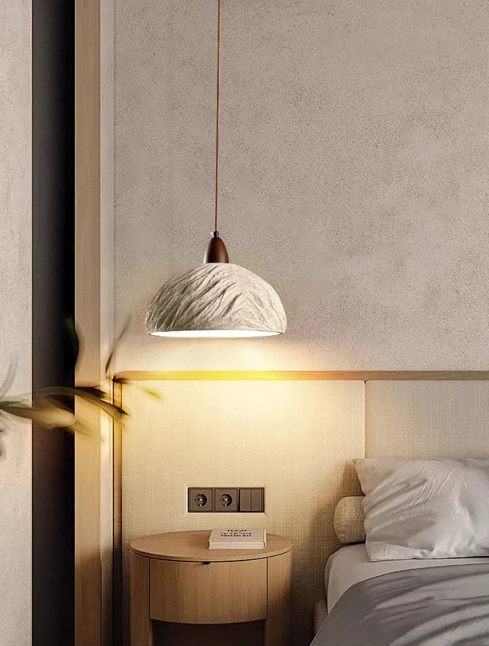 Retro Cement Round Pendant Lamp