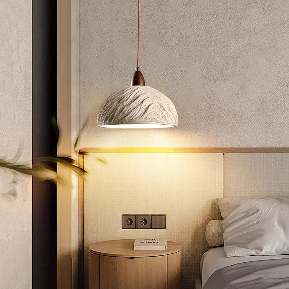 Retro Cement Round Pendant Lamp