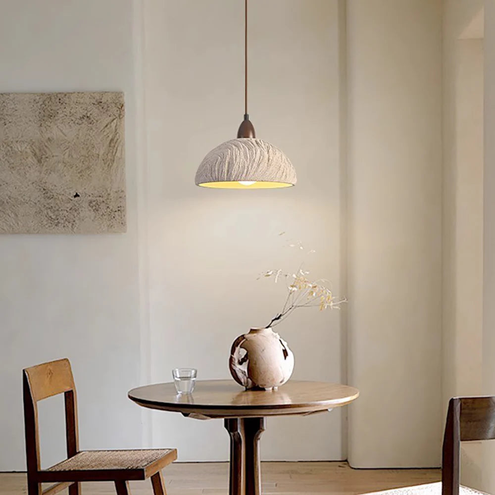 Retro Cement Round Pendant Lamp