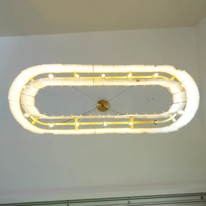 Rock Alabaster Chandelier