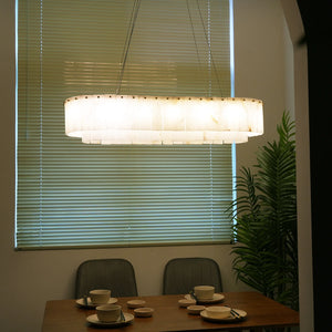 Rock Alabaster Chandelier