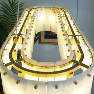 Rock Alabaster Chandelier