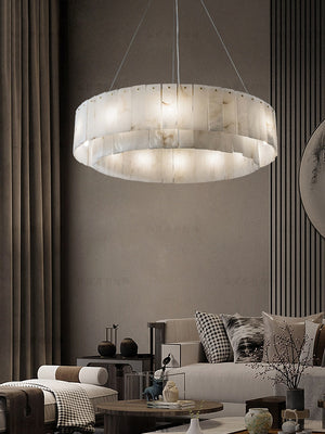 Rock Alabaster Chandelier