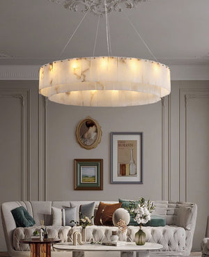 Rock Alabaster Chandelier