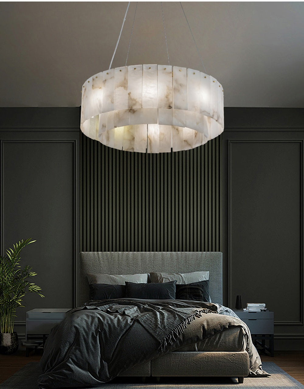 Rock Alabaster Chandelier