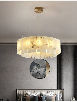 Rock Alabaster Chandelier