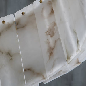 Rock Alabaster Chandelier