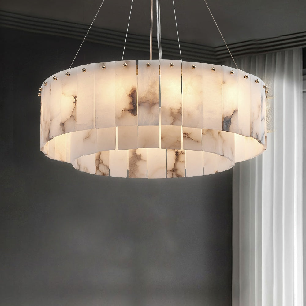 Rock Alabaster Chandelier