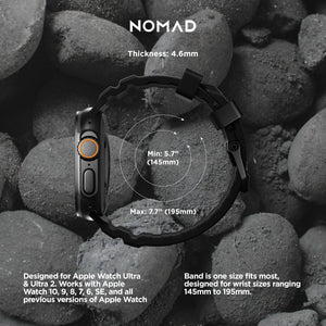 Rocky Point Band - 46mm/49mm | Carbon Black | Black Hardware