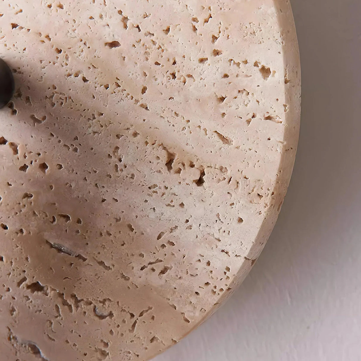 Round Miadi Travertine Wall Lamp
