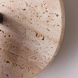 Round Miadi Travertine Wall Lamp