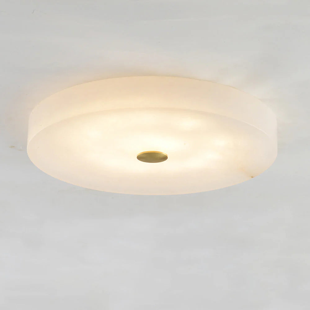 Round Sophie Alabaster Ceiling Lamp