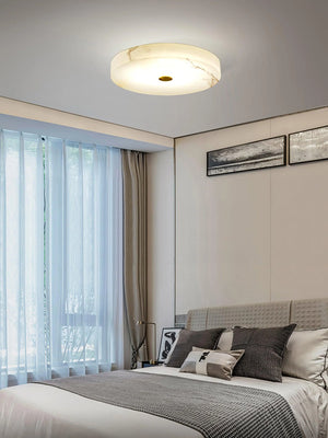 Round Sophie Alabaster Ceiling Lamp