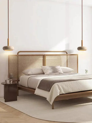 Round Travertine Pendant Light