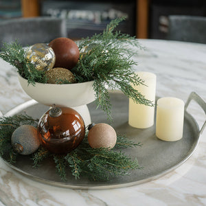 Decorative Aluminum Serving Tray
