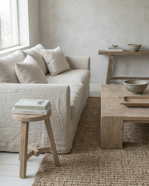 Round Elm Stool
